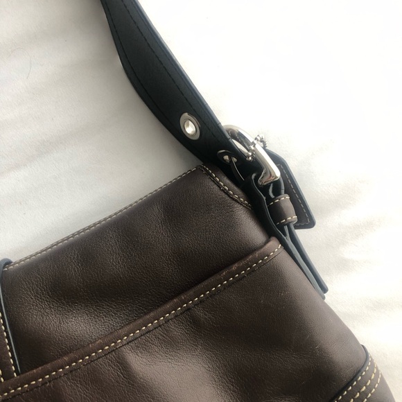 Brown Coach Soho Shoulder Bag Purse - Picture 13 of 13